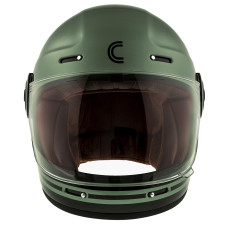 Шлем CASSIDA Fibre Super Hooligan (чёрный/metal зелёный/серый)