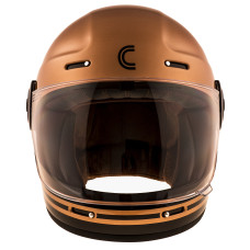 Шлем CASSIDA Fibre Super Hooligan (чёрный/metal měděná/серый)