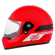 Шлем CASSIDA FormX Jawa RotaX (красный/белый/золотой/чёрный матовый shield) 2026