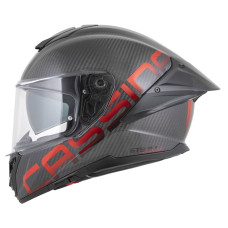 Шлем CASSIDA Integral GTS 2.1 Plus Carbon (carbon/красный) визор с подготовкой под Pinlock 2026
