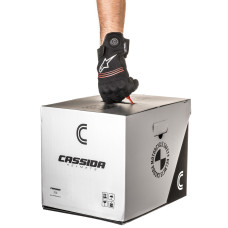 Шлем CASSIDA Modulo 2.1 Compass (белый жемчужный/чёрный/красный/серебристый) визор с подготовкой под Pinlock 2026