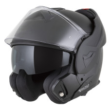 Шлем CASSIDA MultiFlip Solid BlackOut (чёрный матовый/чёрный) 2026