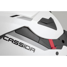 Шлем CASSIDA MultiFlip Solid (белый жемчужный/чёрный) 2026