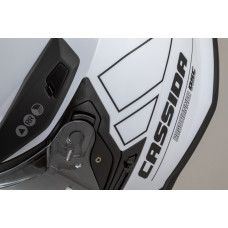 Шлем CASSIDA Road Runner Dual (белый/чёрный/чёрный матовый shield) визор с подготовкой под Pinlock 2026