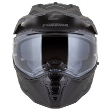 Шлем CASSIDA Road Runner Dual (чёрный матовый/тёмный серый/чёрный матовый shield) визор с подготовкой под Pinlock 2026